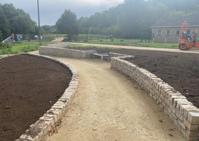IMG_2641 Civil contracting and landscaping. Stone walls and pathway.