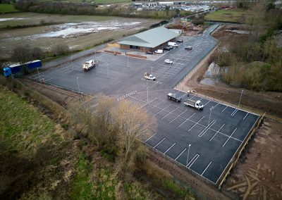 Car Park and Drainage Solution in Hixon