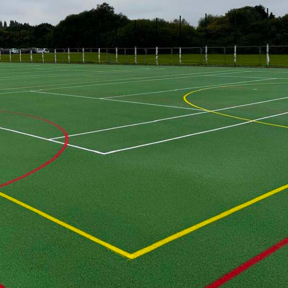 3G Sports Football Pitch School Installation Civils and groundworks, finishing concrete foundations for commercial site at Bet365 Stadium, Stoke-on-Trent.