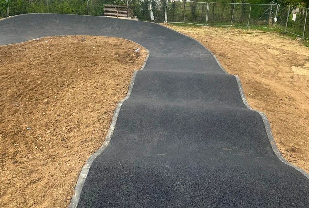 BMX Track Installation Groundworks and Surfacing-1 BMX track surfacing and installation by MAC Groundwork