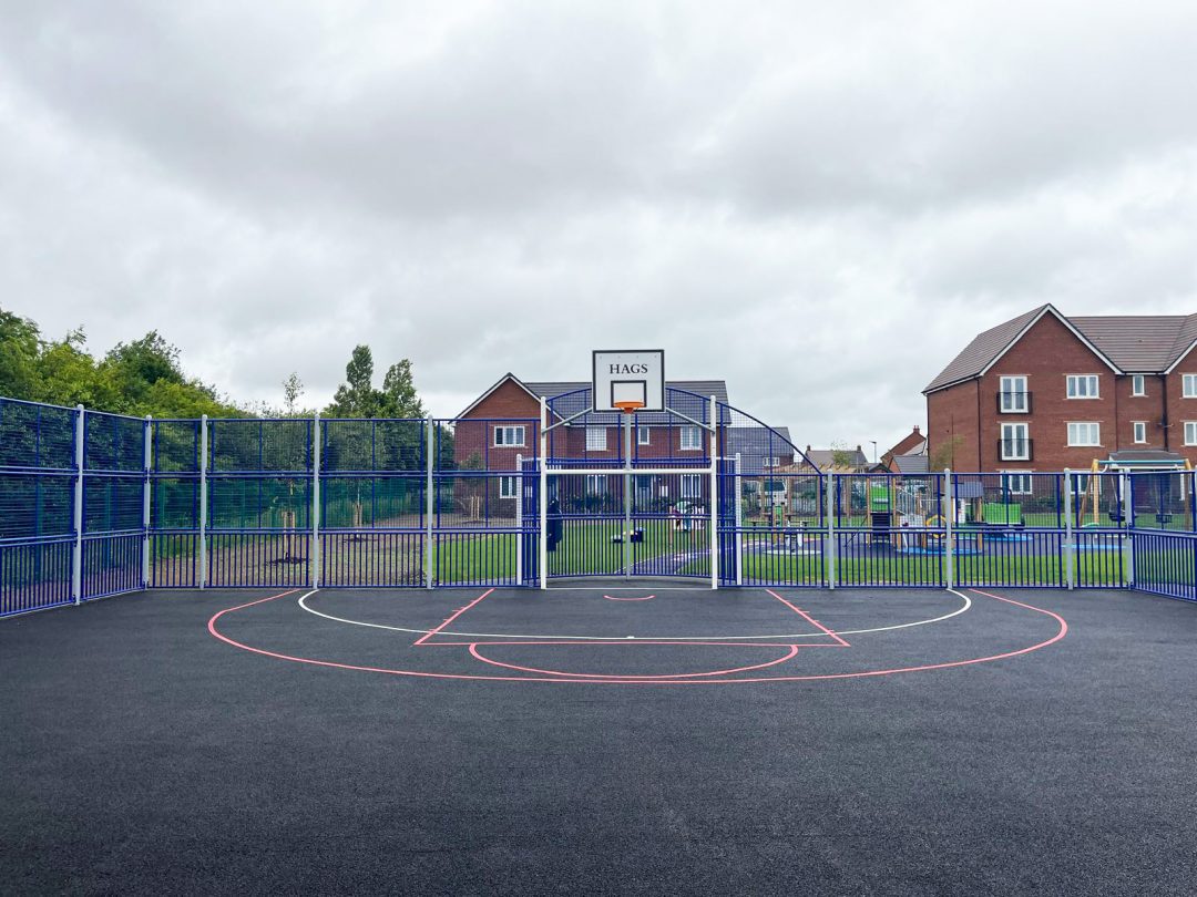 Brize Norton MUGA multi-use games area Installation and Surfacing 1