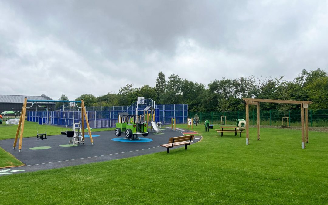 Brize Norton Play Area Playground Installation and Surfacing 05 Play area installation and surfacing by MAC Groundwork