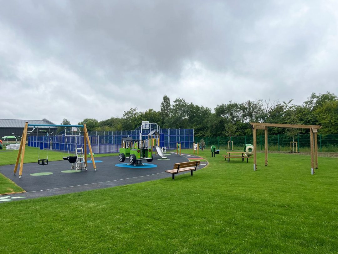 Brize Norton Play Area Playground Installation and Surfacing 05 Play area installation and surfacing by MAC Groundwork