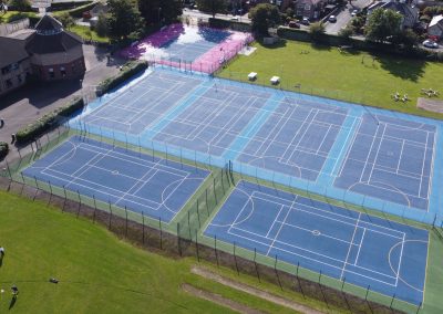 Sports Courts Resurfacing for Chesterfield High School