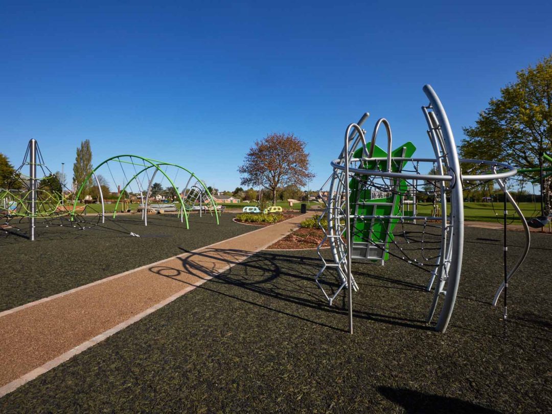Sileby Play Area Installation Landscaping Surfacing – MAC Groundwork Contractors-2