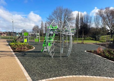 Play Areas and Landscaping at Sileby Memorial Park 