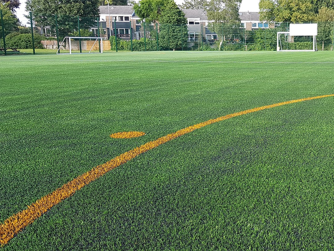 Cotham School Sports Pitch MAC Groundwork Contractors-2 Finished result of Cotham School 3G sports pitch by MAC Groundwork