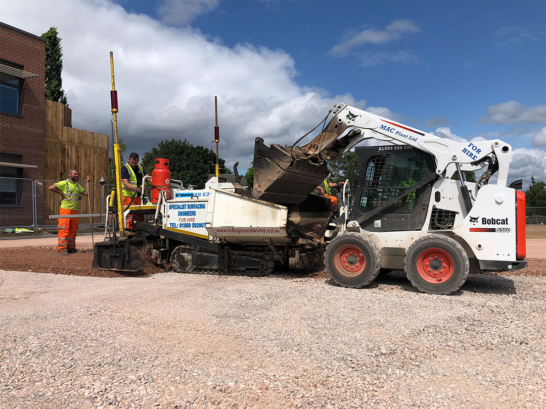 Cotham School Sports Pitch MAC Groundwork Contractors-9 Groundworks for the Cotham School sports pitch by MAC Groundwork