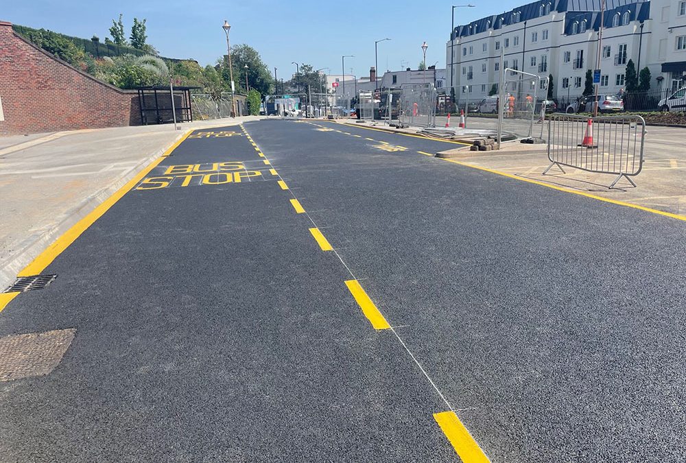 Bus Stop Tarmac Surfacing 278 works-S